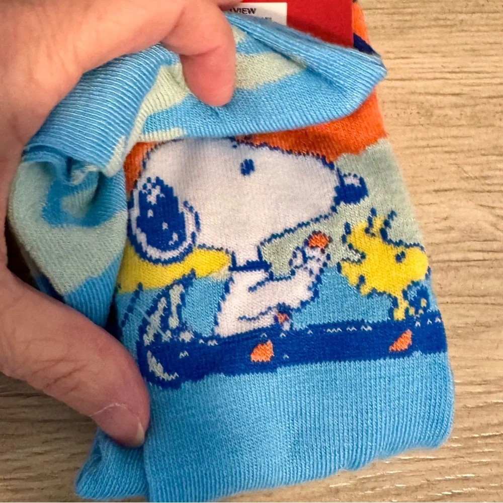 Snoopy Peanuts Socks Watersports Bundle - 2 Pair - New